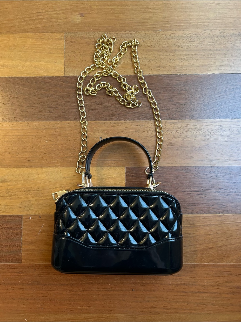 Quilted jelly mini bag